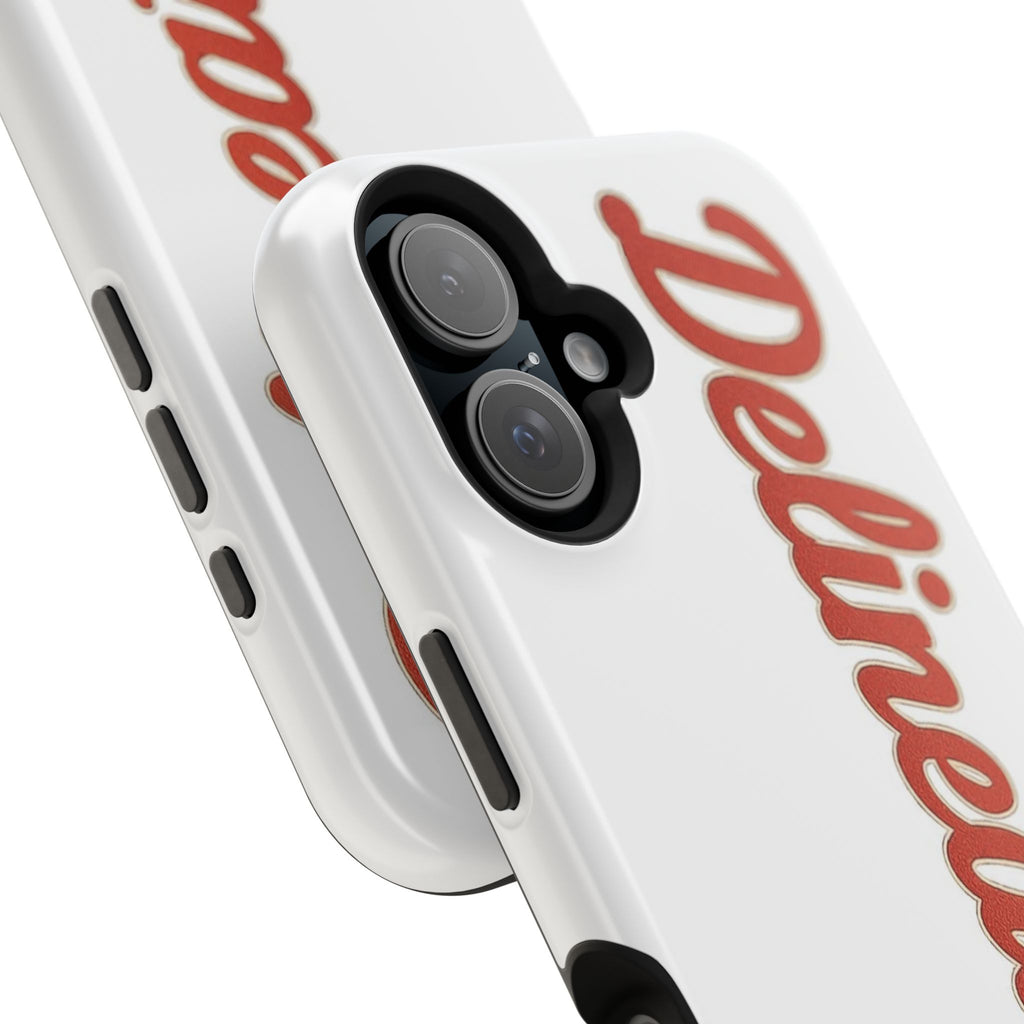 Delineation Script Phone Case — Impact‑Resistant Protective Cover