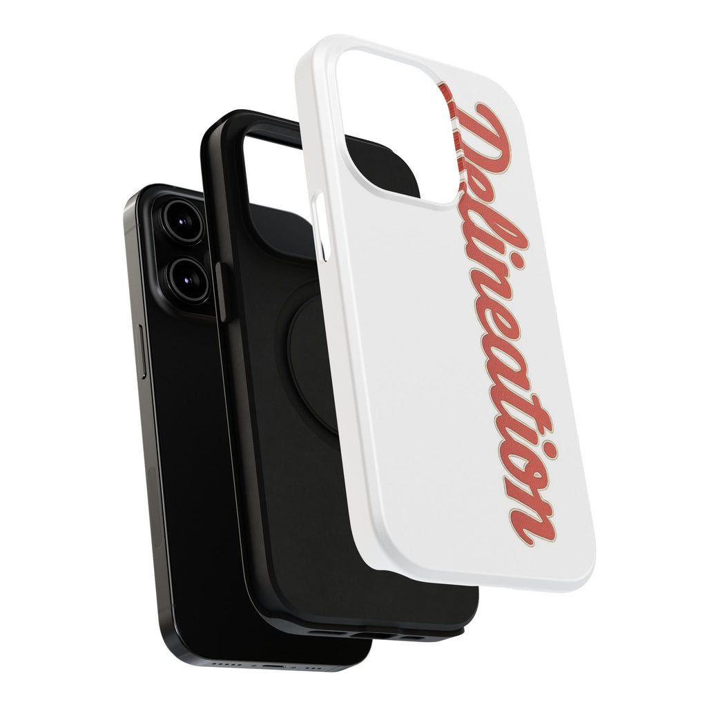 Delineation Script Phone Case — Impact‑Resistant Protective Cover