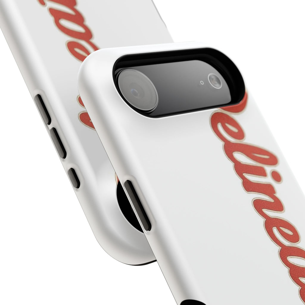 Delineation Script Phone Case — Impact‑Resistant Protective Cover
