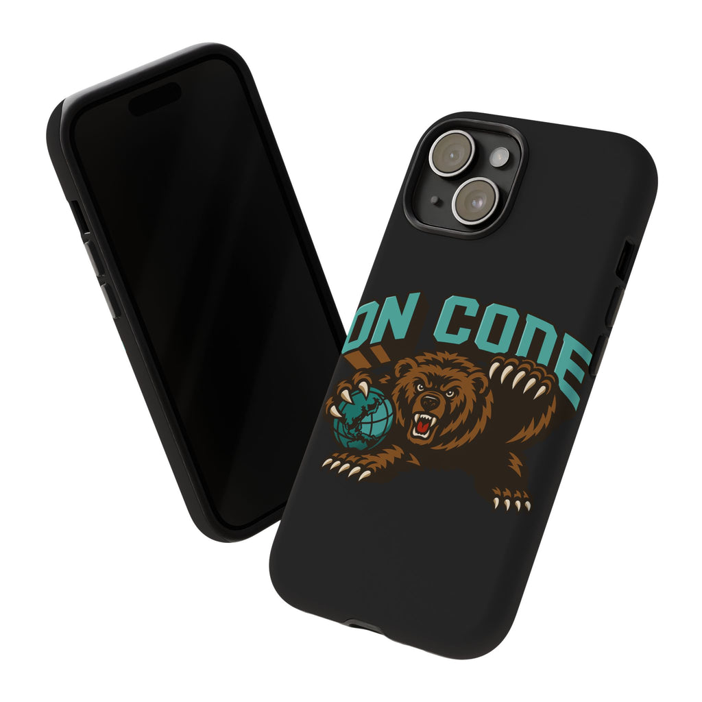 Bear Basketball Tough Phone Case — 'On Core' Protective iPhone Cover