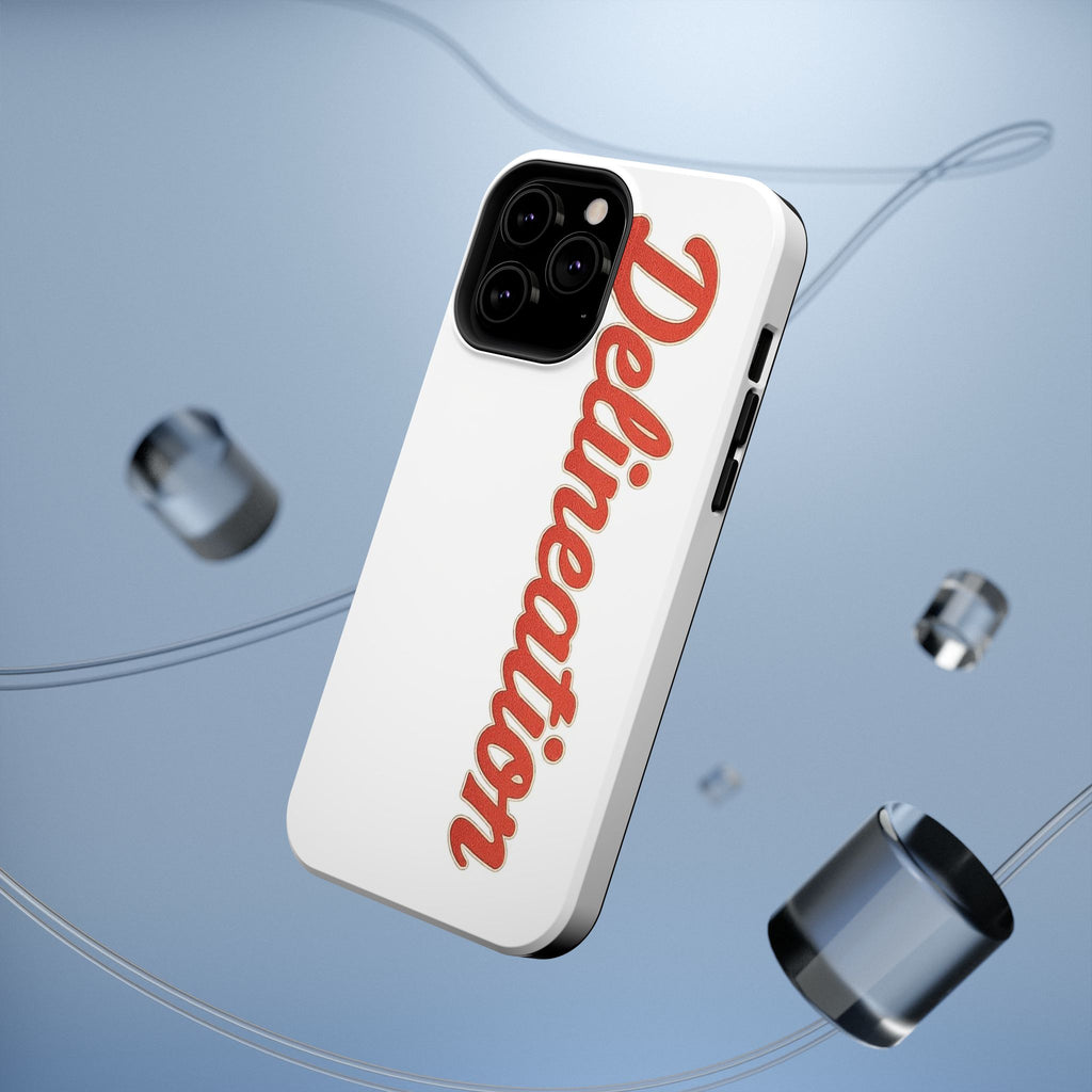 Delineation Script Phone Case — Impact‑Resistant Protective Cover