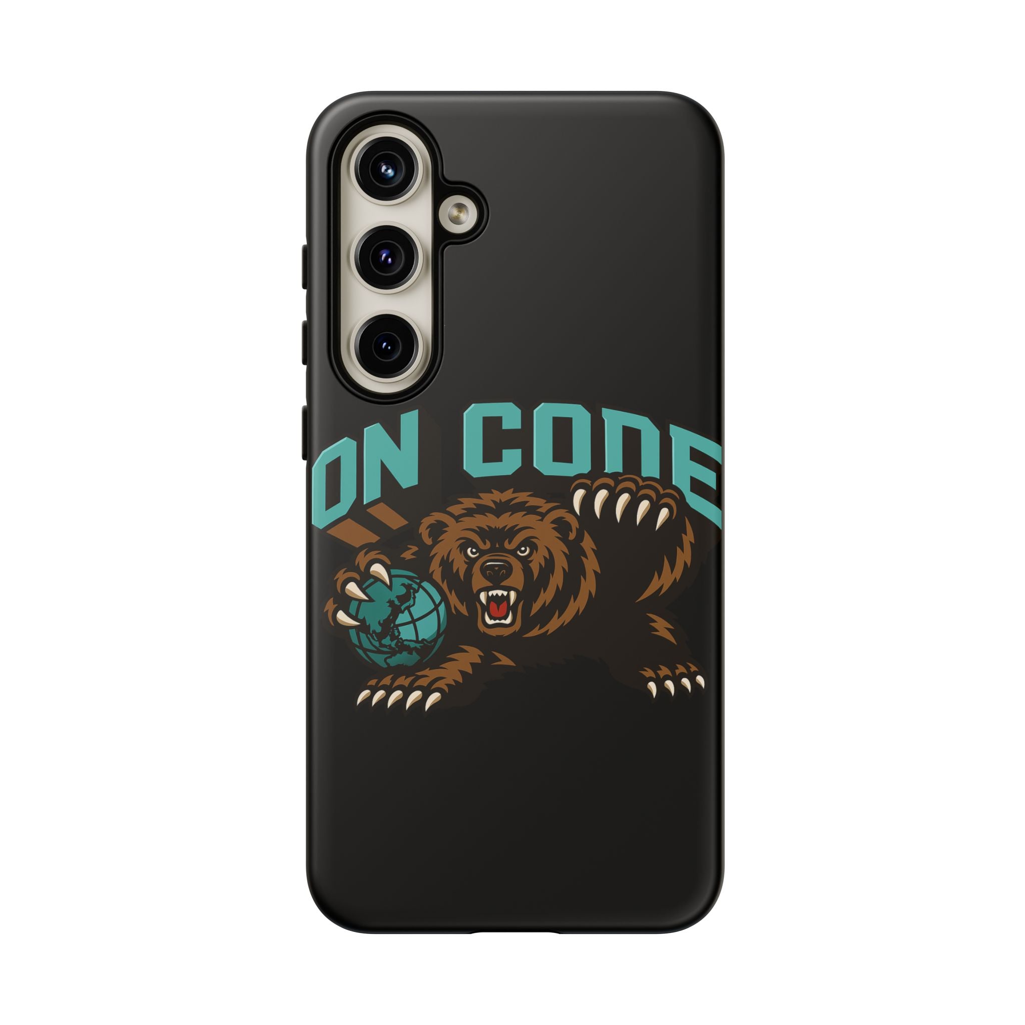 Bear Basketball Tough Phone Case — 'On Core' Protective iPhone Cover