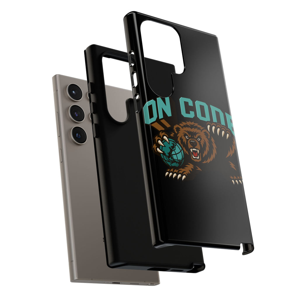 Bear Basketball Tough Phone Case — 'On Core' Protective iPhone Cover