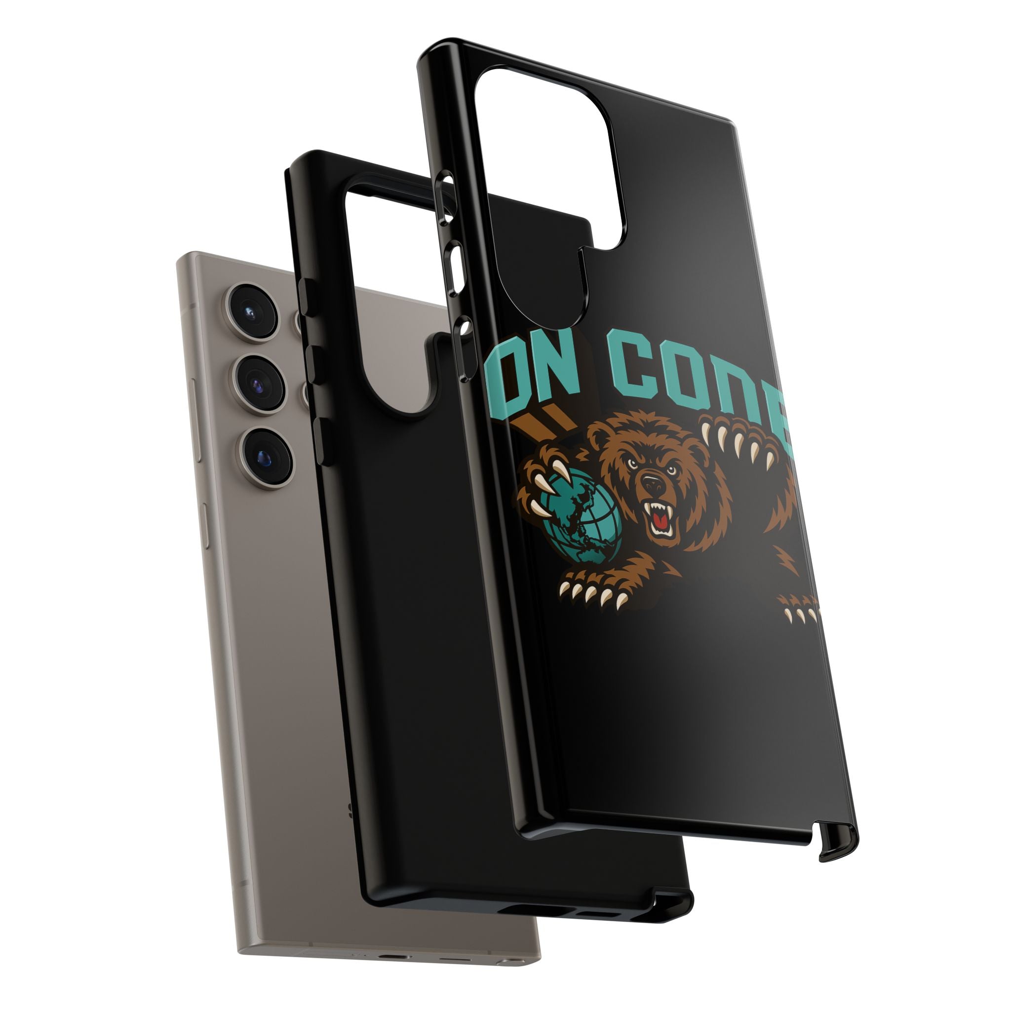 Bear Basketball Tough Phone Case — 'On Core' Protective iPhone Cover