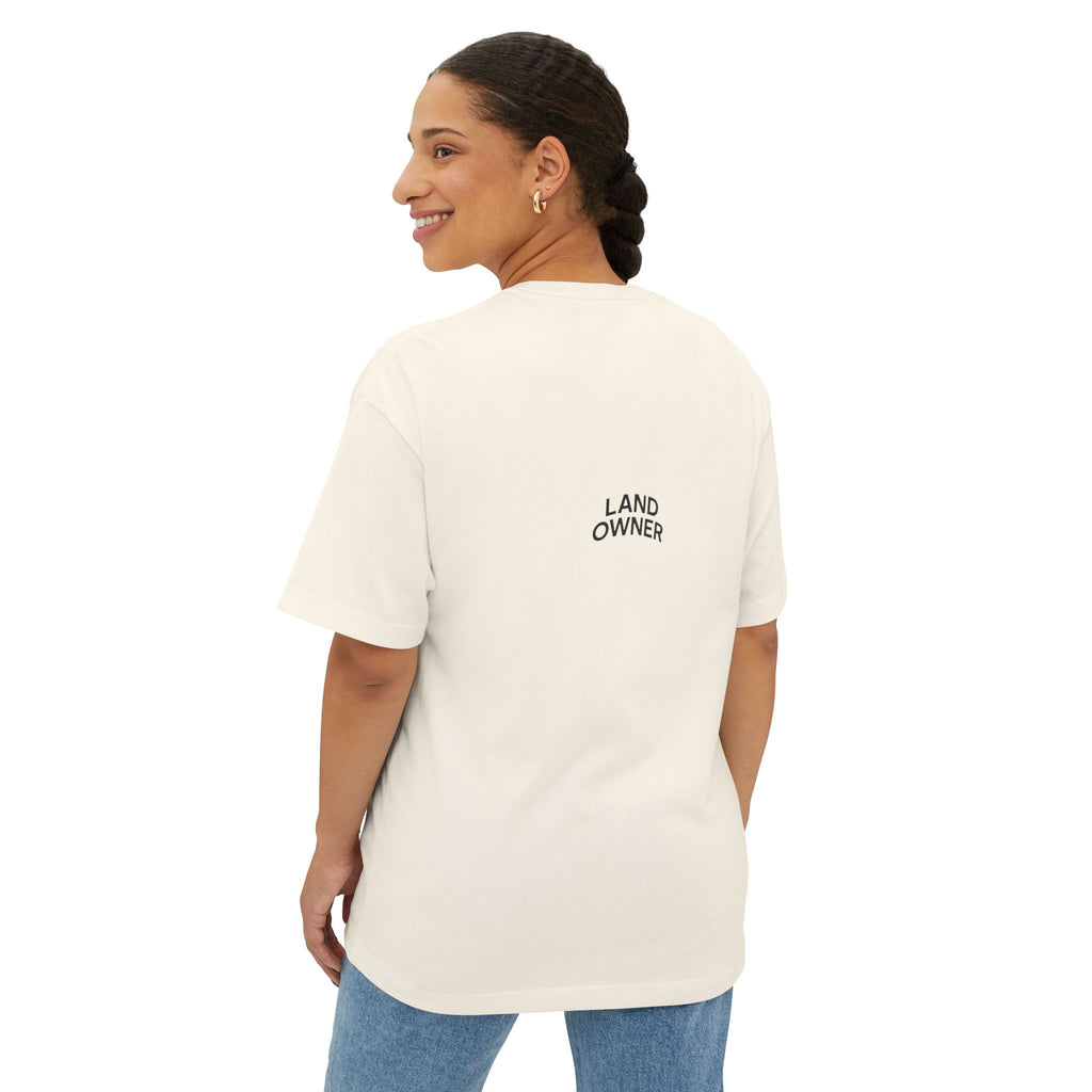 Land Owner Graphic Tee — Vintage Photo Statement T-Shirt