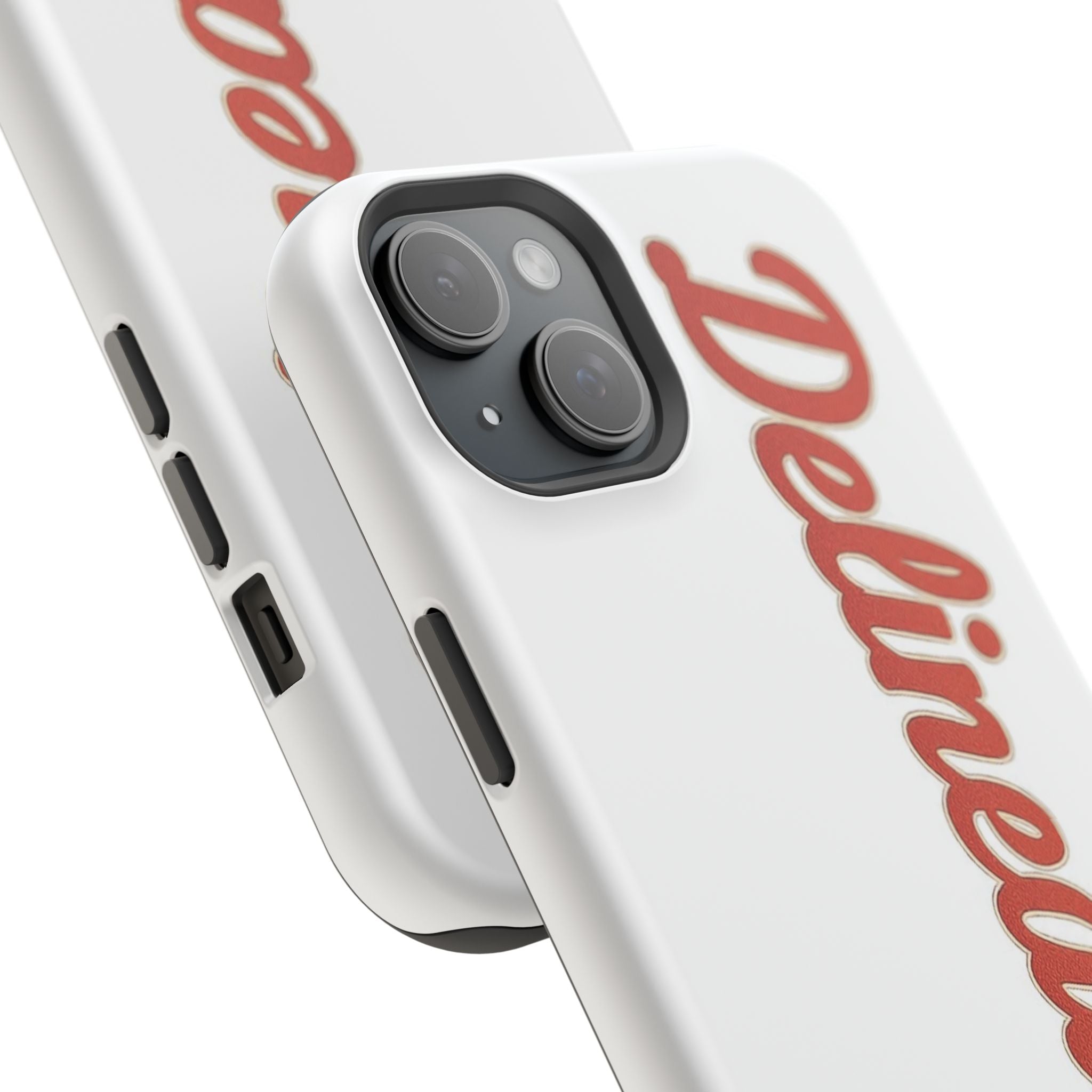 Delineation Script Phone Case — Impact‑Resistant Protective Cover