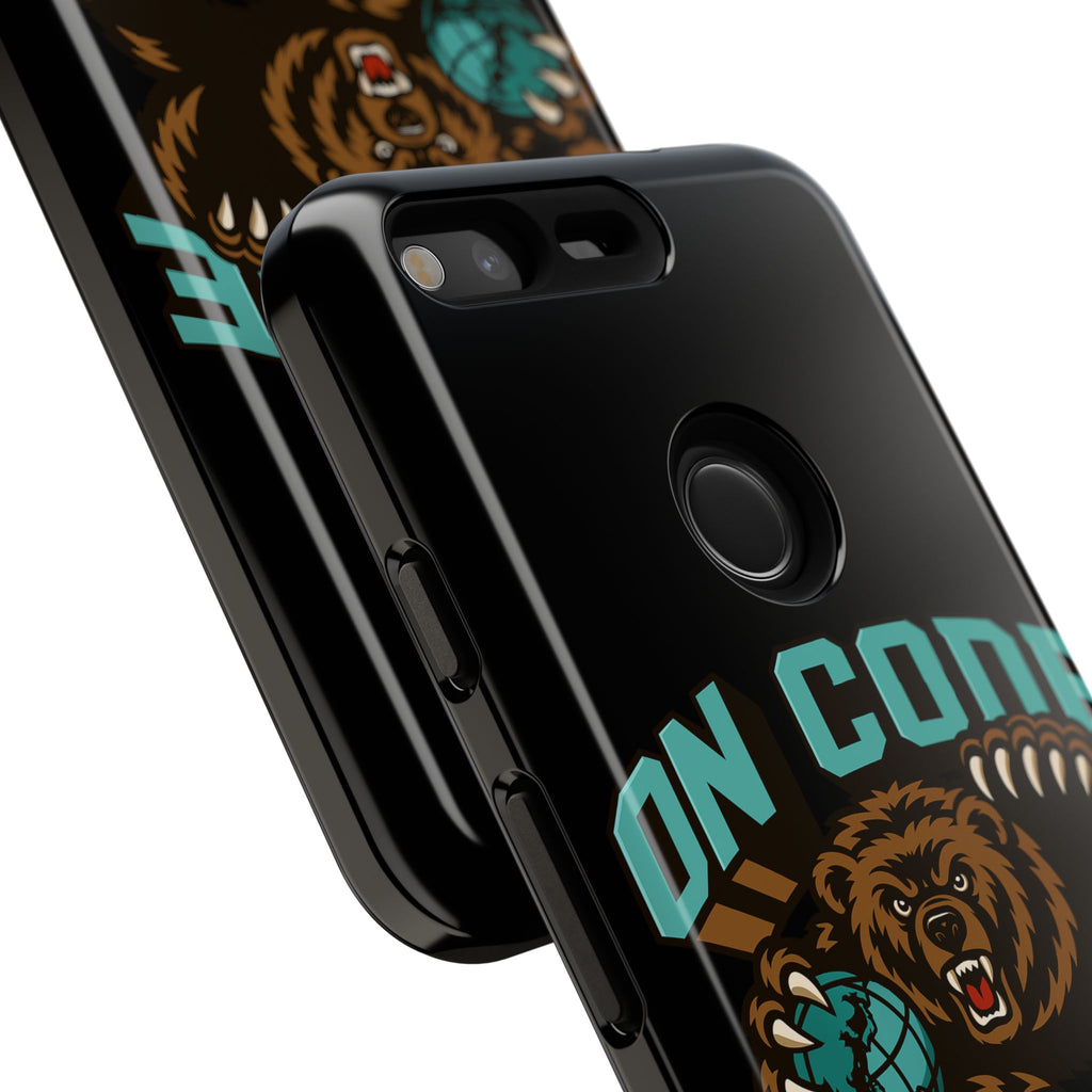 Bear Basketball Tough Phone Case — 'On Core' Protective iPhone Cover