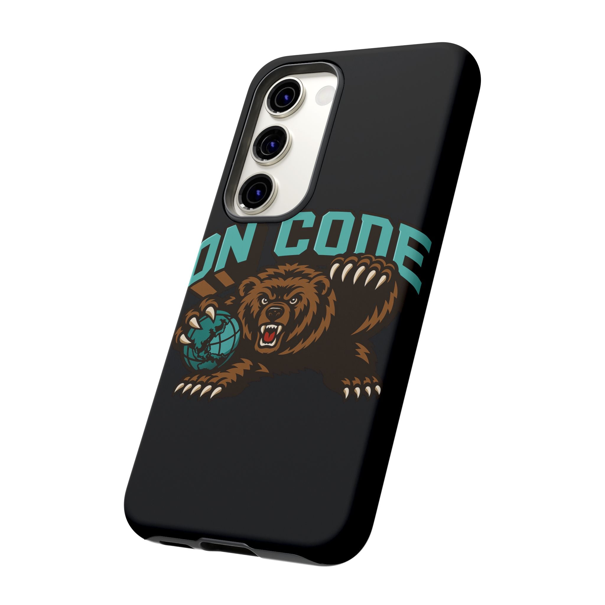 Bear Basketball Tough Phone Case — 'On Core' Protective iPhone Cover