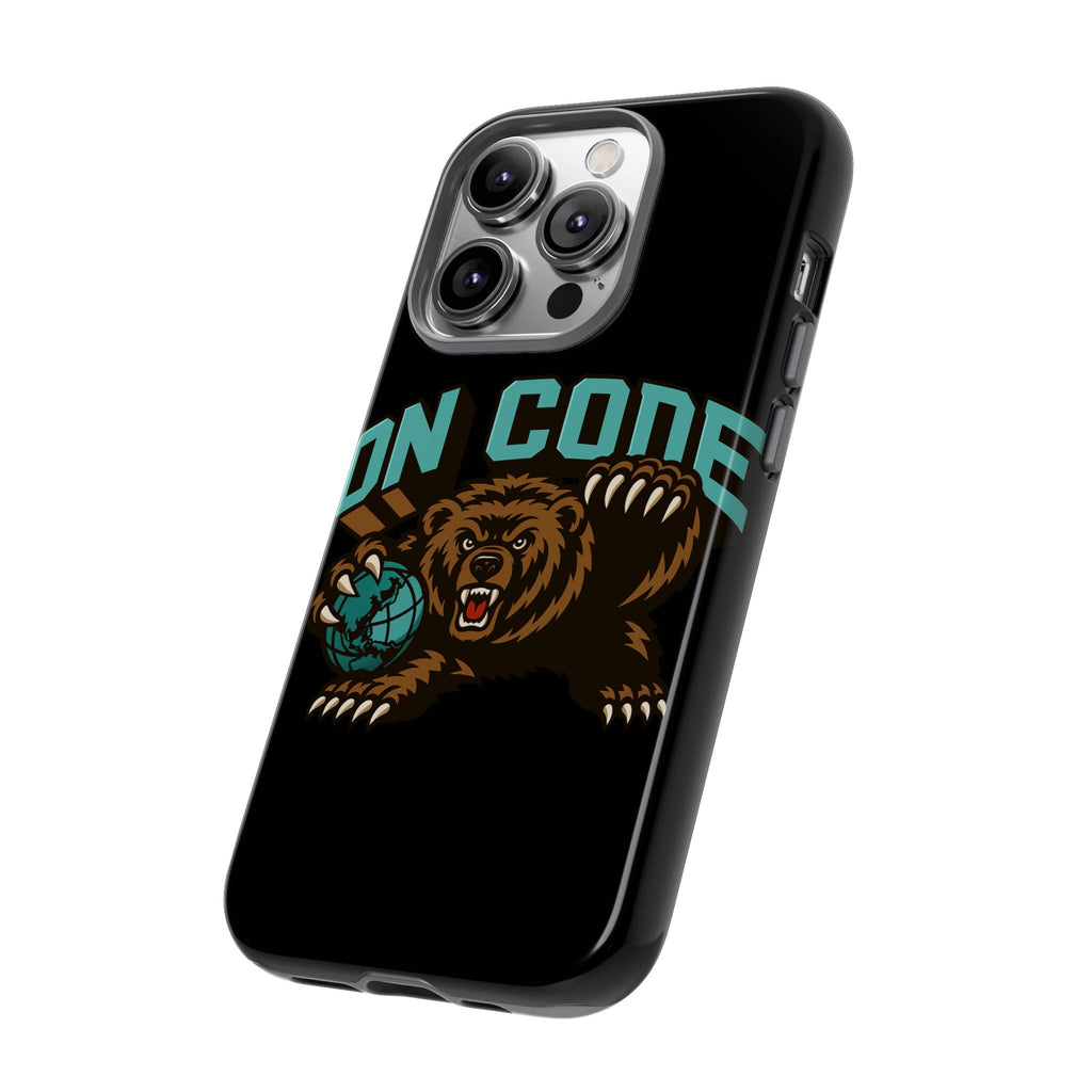 Bear Basketball Tough Phone Case — 'On Core' Protective iPhone Cover