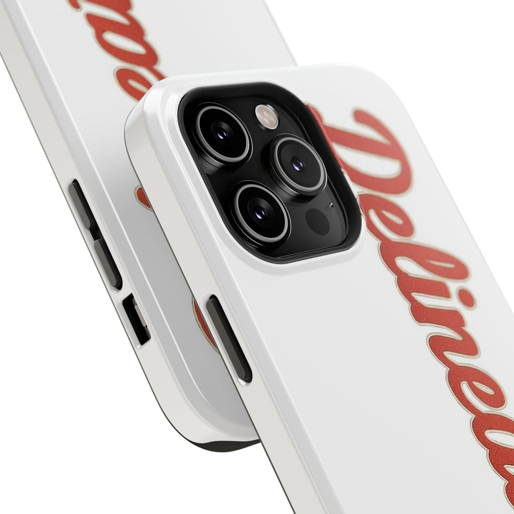 Delineation Script Phone Case — Impact‑Resistant Protective Cover